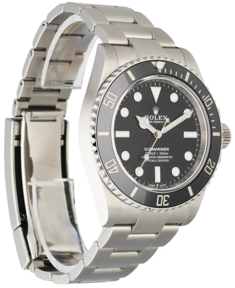 oyster Rolex Submariner Steel Black Bezel - Hình 3