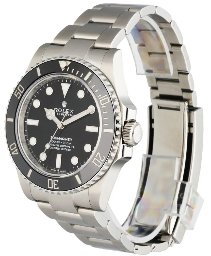 oyster Rolex Submariner Steel Black Bezel - Hình 2