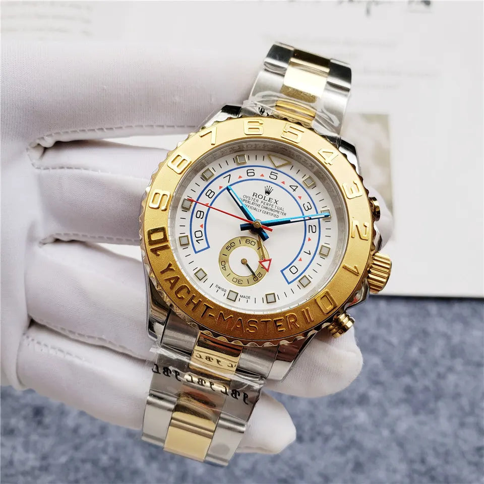 Rolex White Dial Yacht-Master - Hình 6