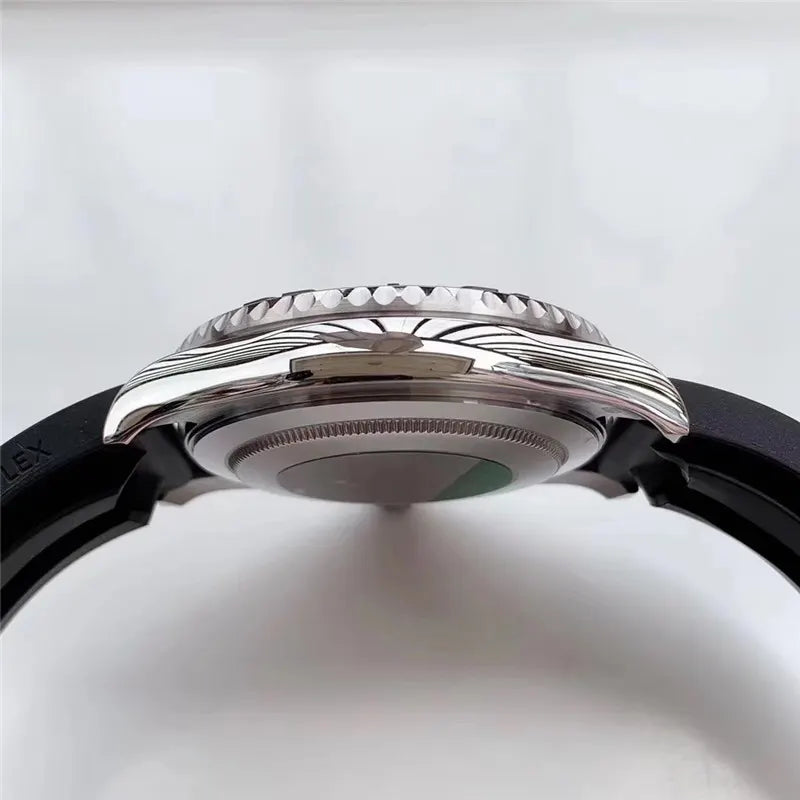 Rolex Black Rubber Oystersteel - Hình 4