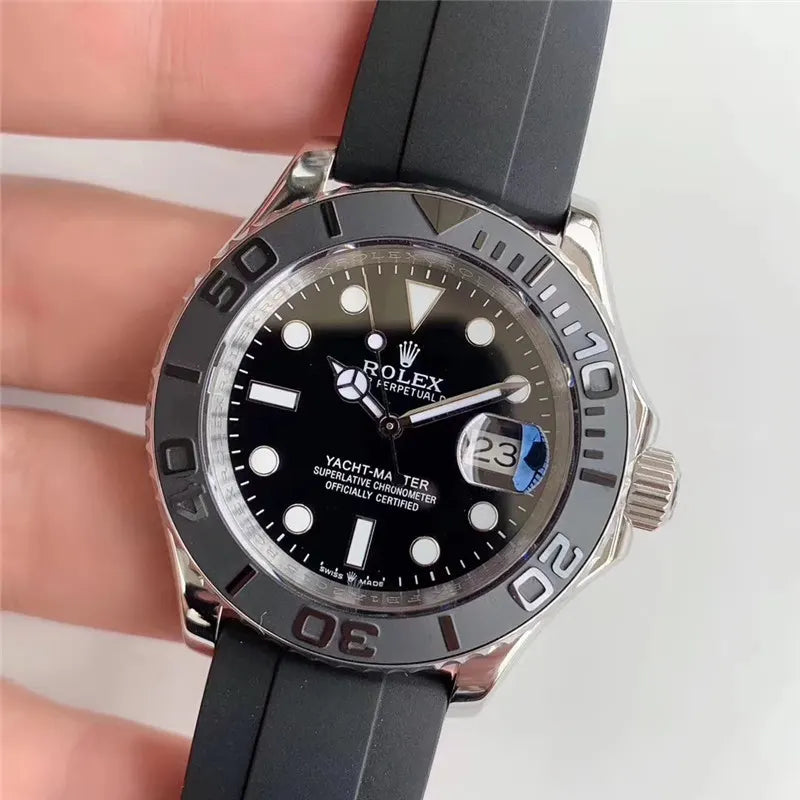 Rolex Black Rubber Oystersteel - Hình 6