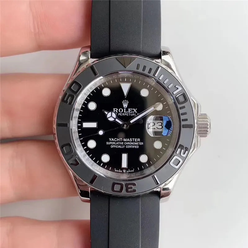 Rolex Black Rubber Oystersteel - Hình 8