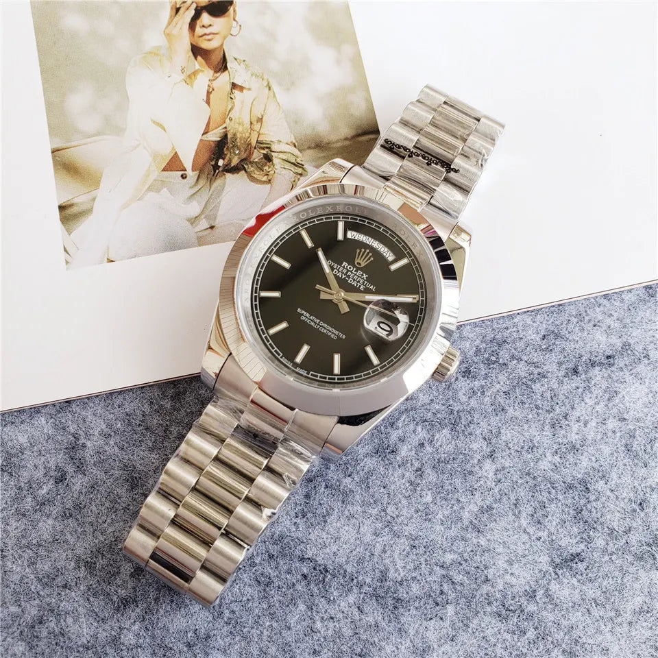 Rolex Day-Date Black Dial - Hình 3