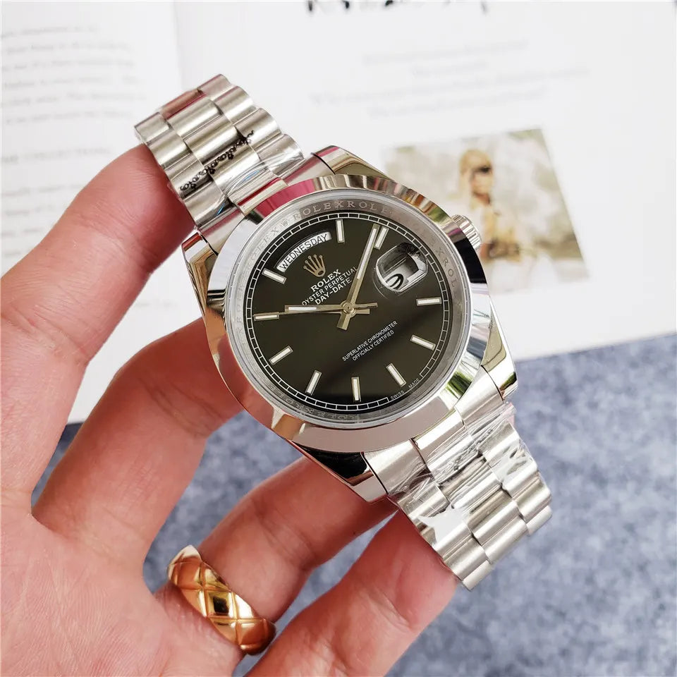Rolex Day-Date Black Dial - Hình 8