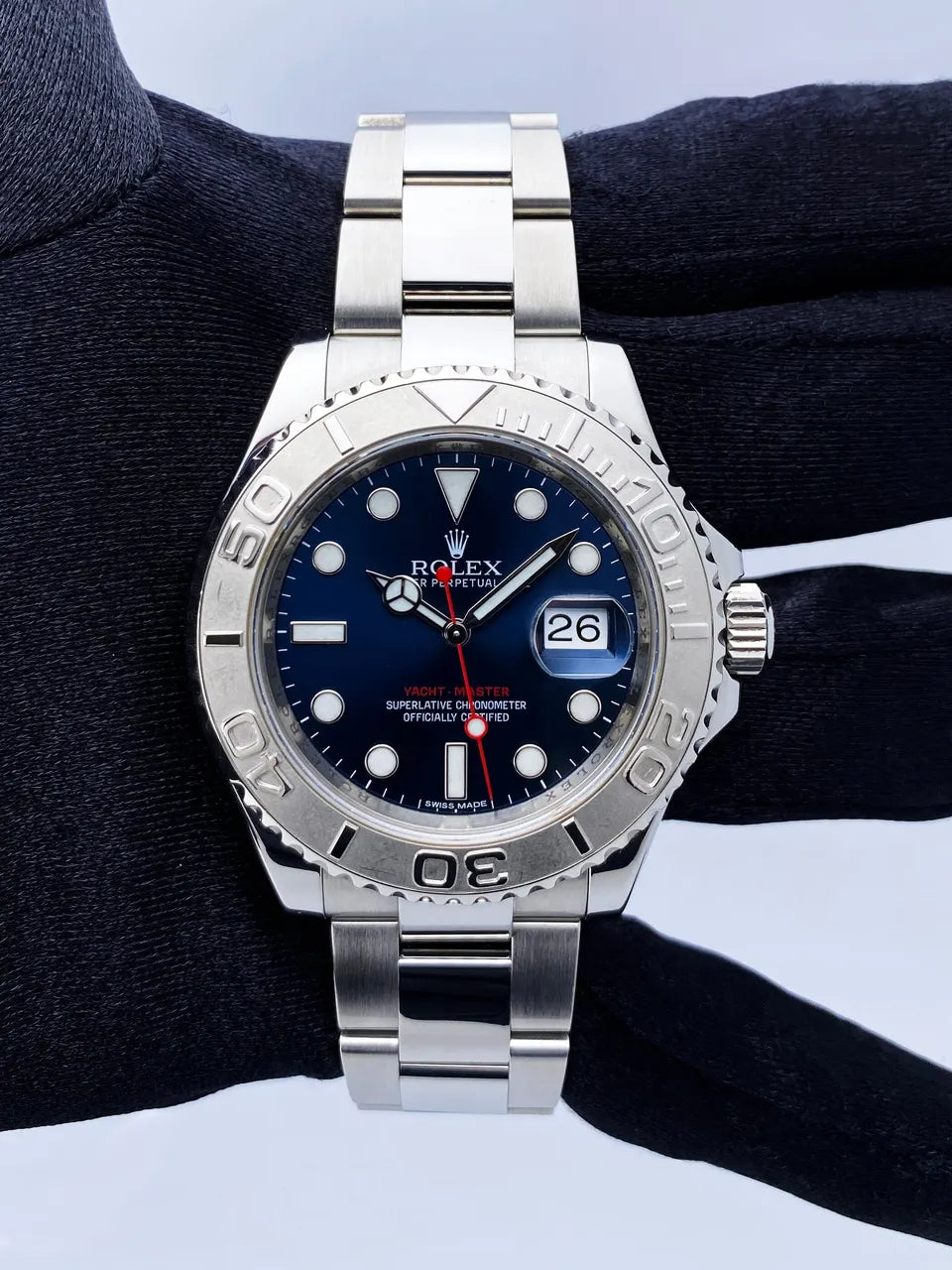 Rolex Blue Dial Yacht-Master - Hình 3