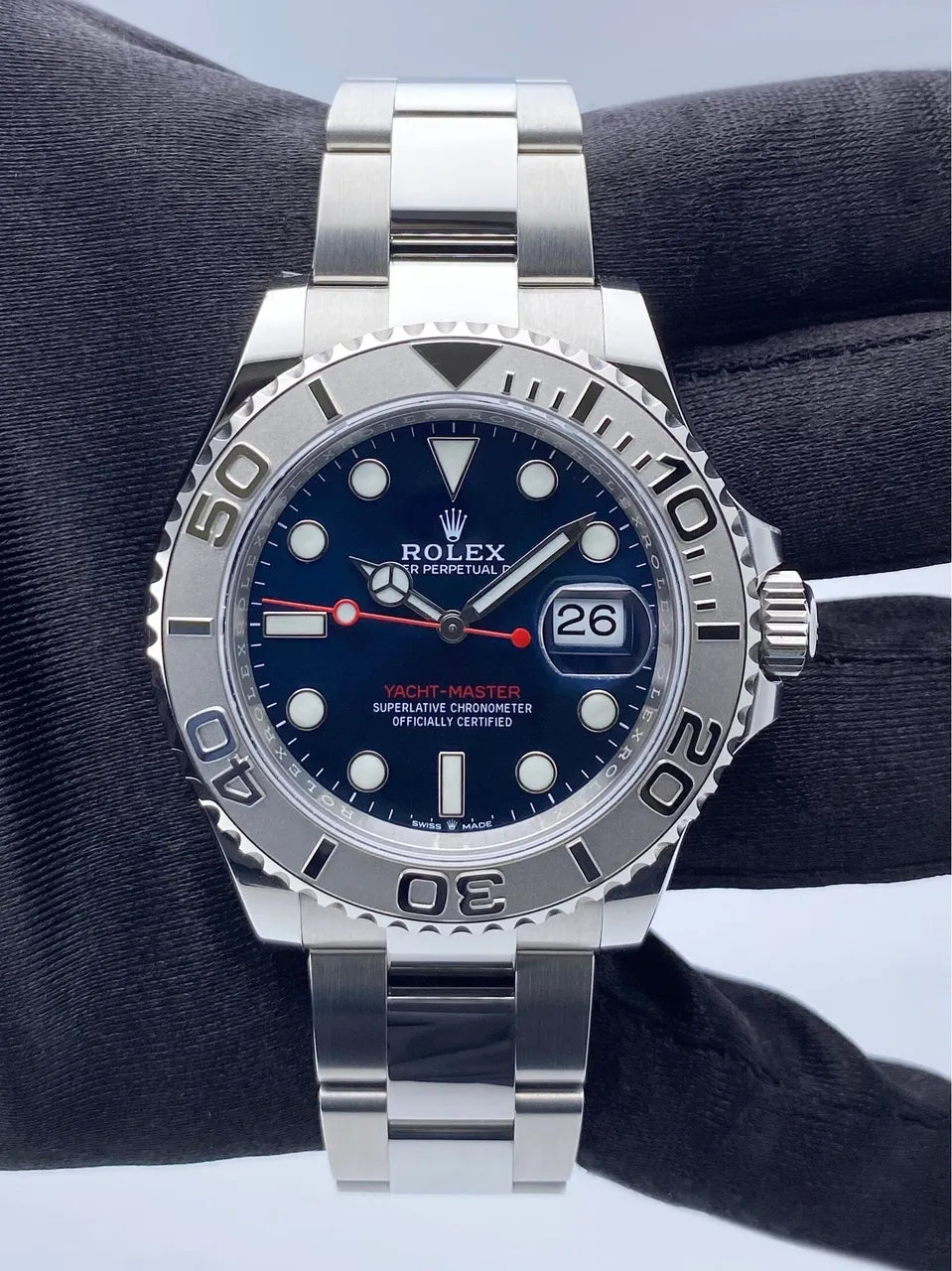 Rolex Blue Dial Yacht-Master - Hình 2