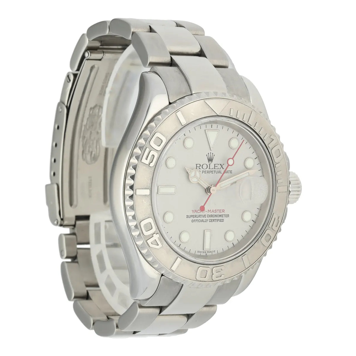 Rolex Silver Dial Watch - Hình 3