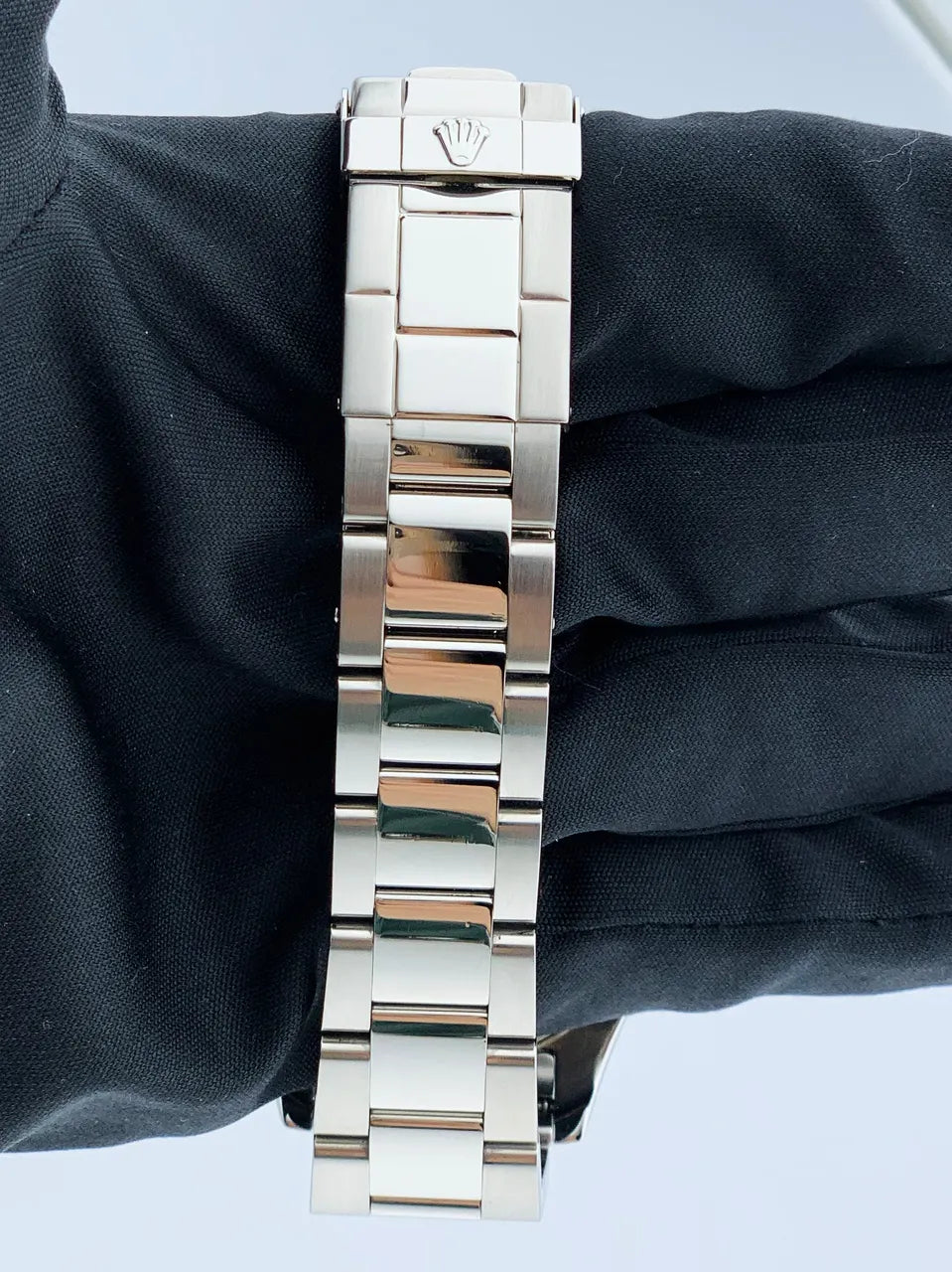 steel Rolex Yacht-Master Silver Dial - Hình 6