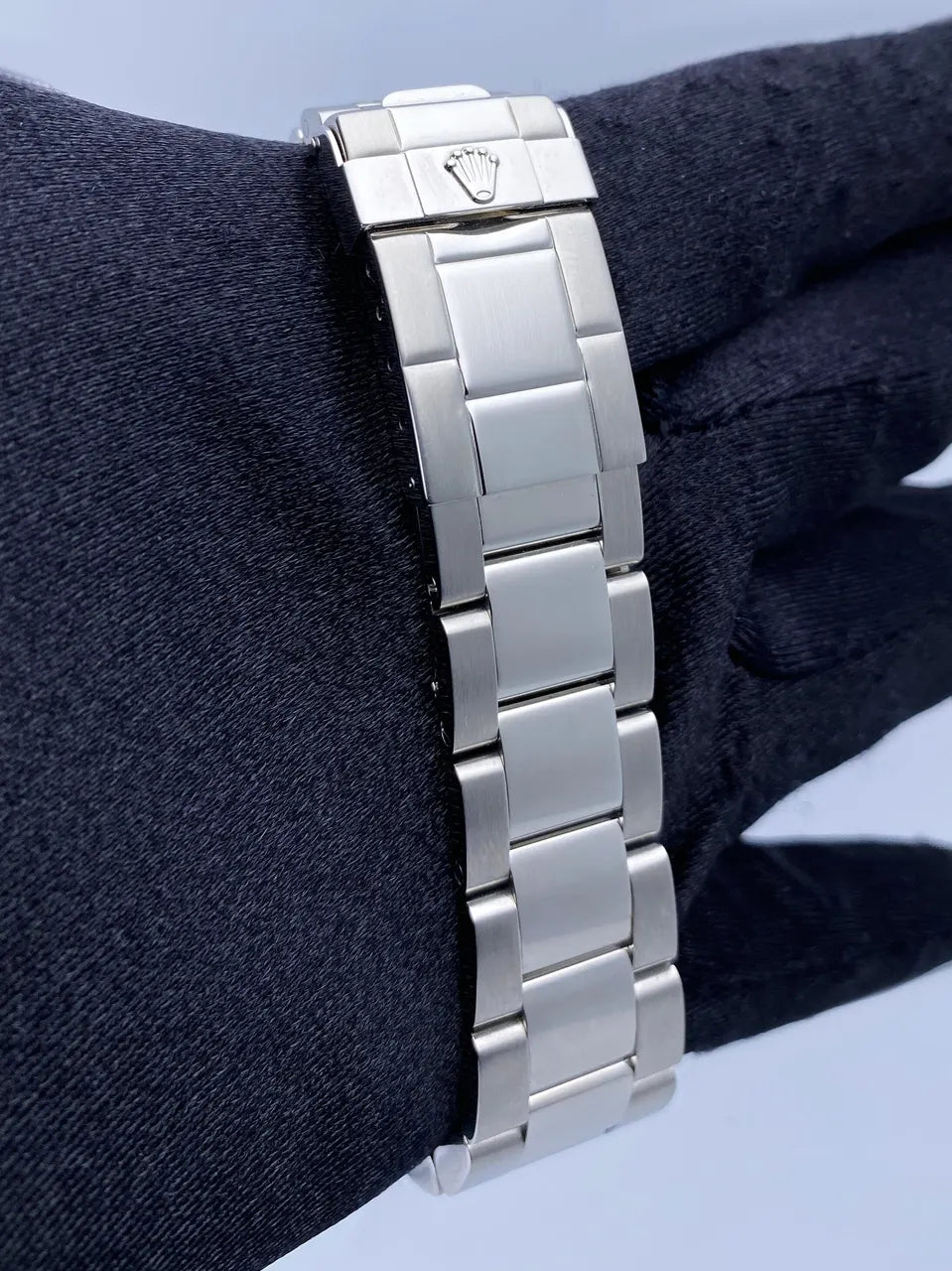 silver Rolex Platinum Yacht-Master - Hình 5