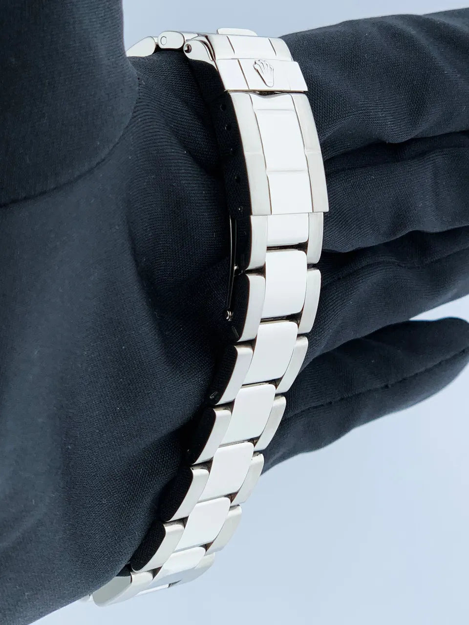 steel Rolex Yacht-Master Silver Dial - Hình 7