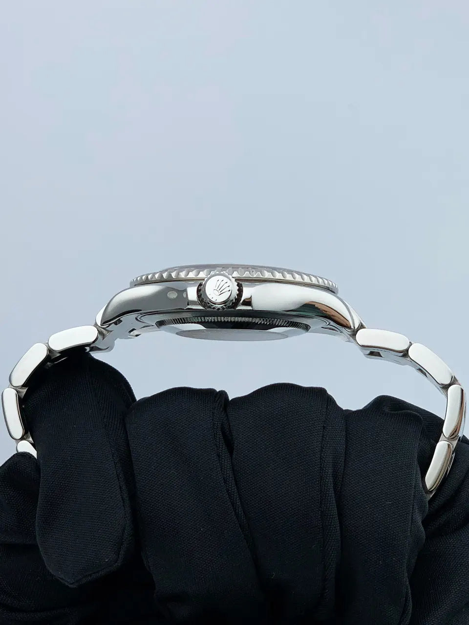 steel Rolex Yacht-Master Silver Dial - Hình 4
