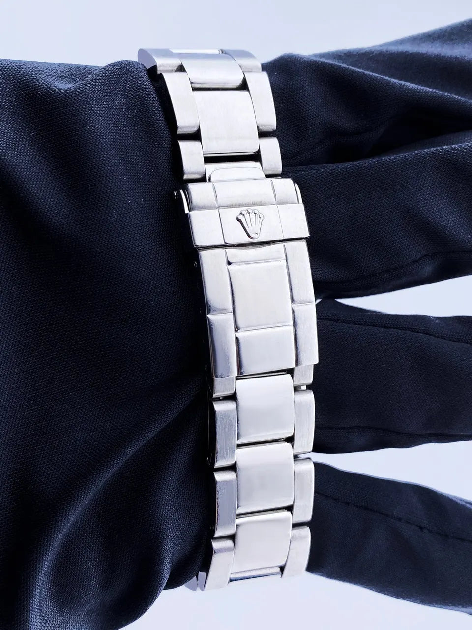 stainless Rolex Yacht-Master Silver Dial - Hình 6