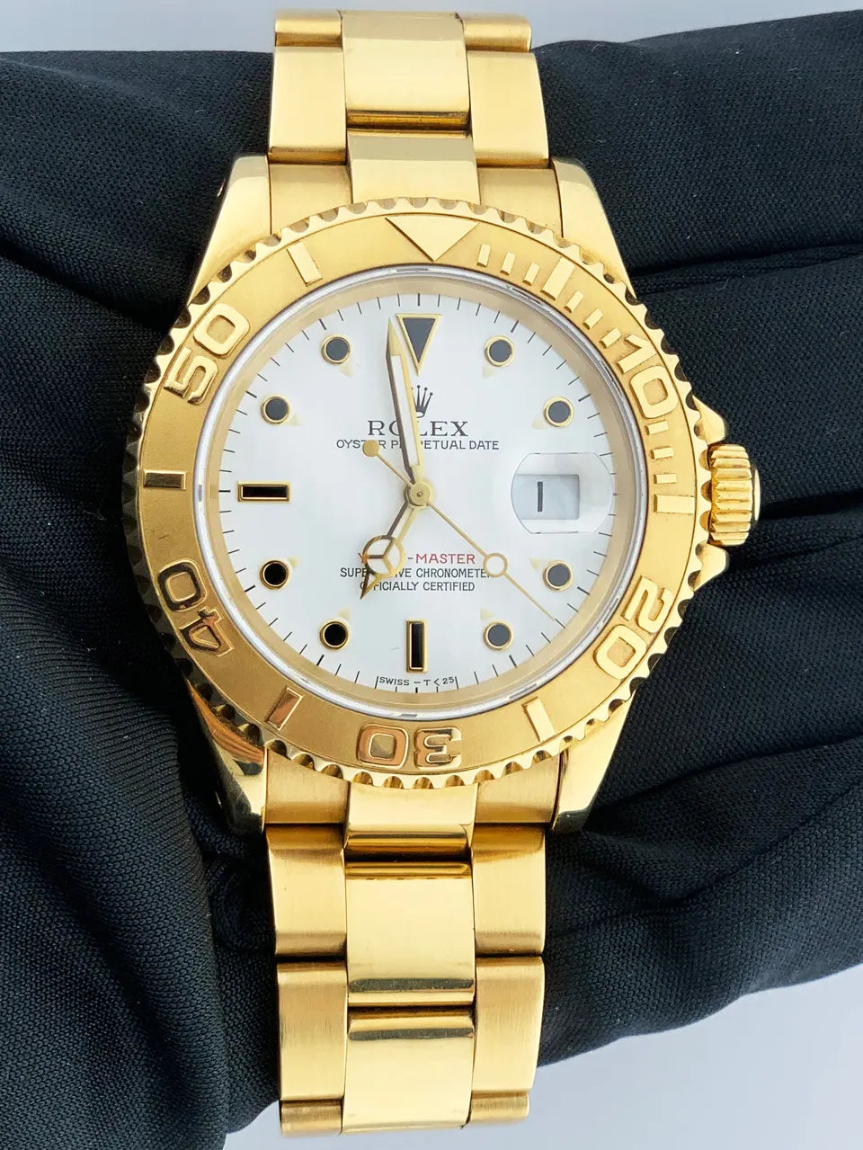 white Rolex Yacht-Master Gold - Hình 2
