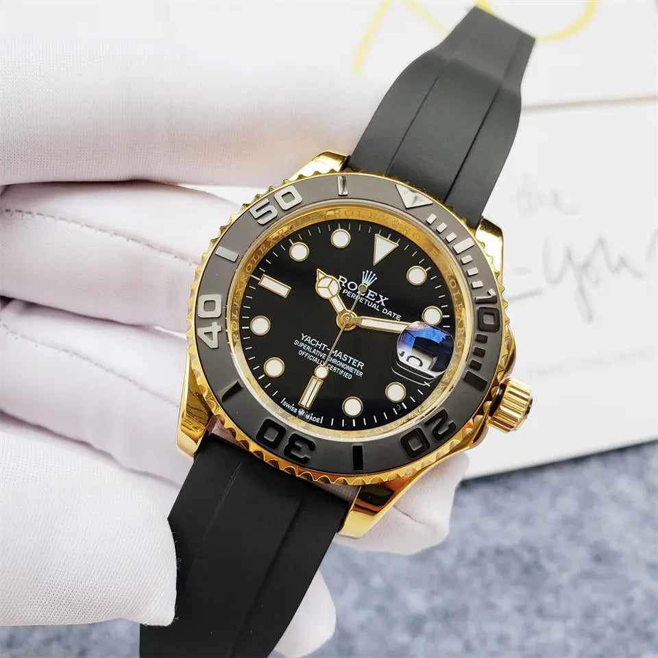Rolex Yacht-Master Gold Rubber - Hình 4