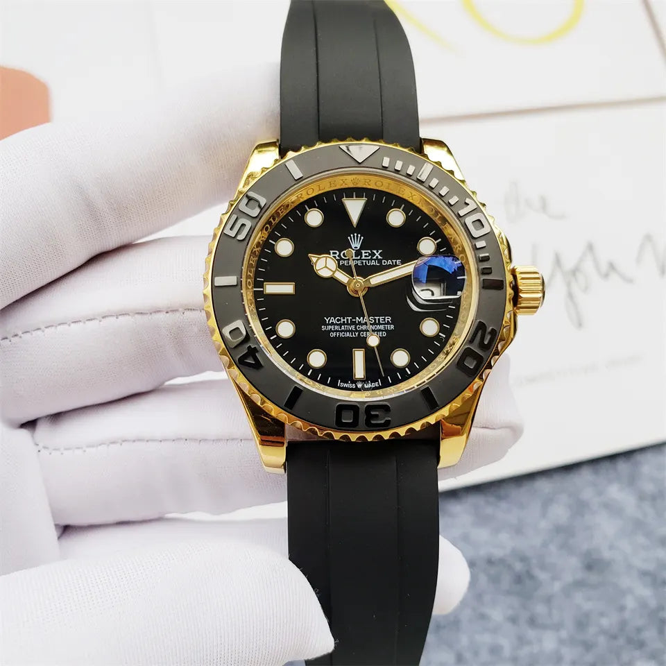 Rolex Yacht-Master Gold Rubber - Hình 5