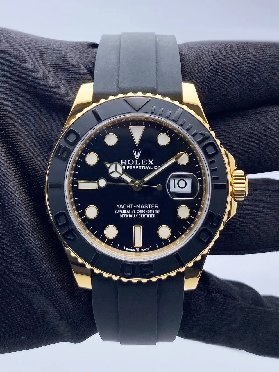 Rolex Gold Rubber Yacht-Master - Hình 3