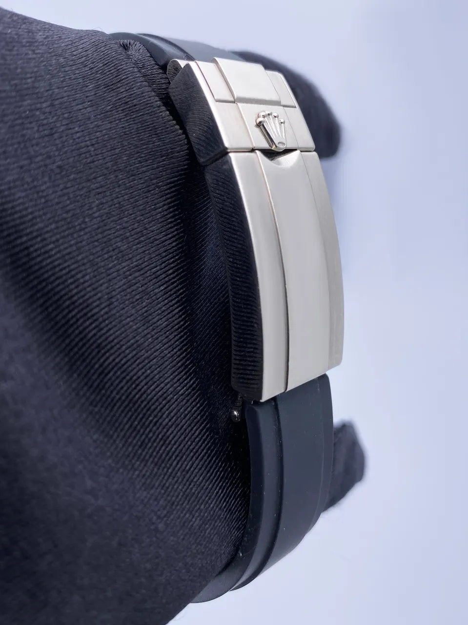 oystersteel Rolex Yacht-Master Black Dial - Hình 7