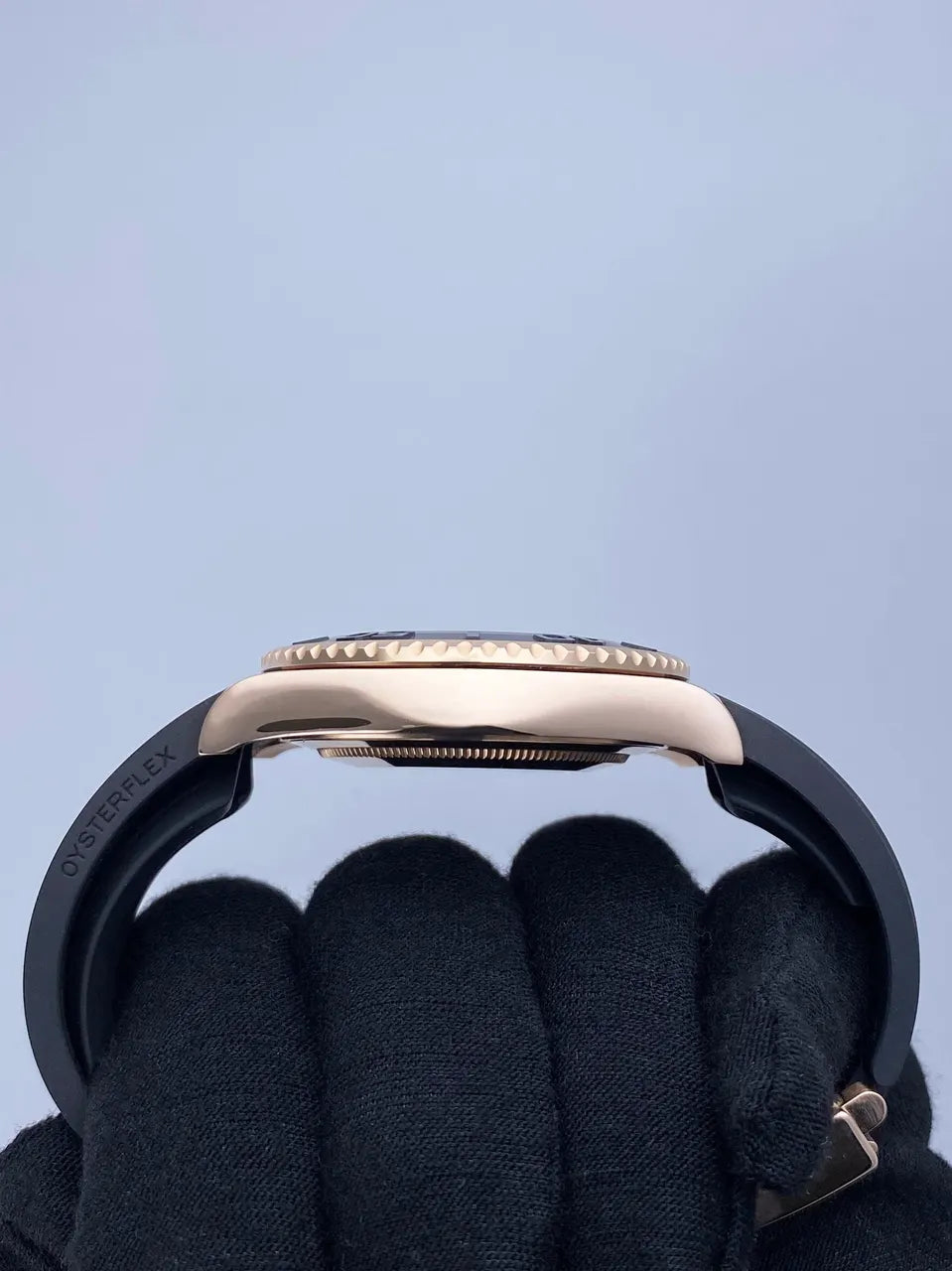 Rolex Rose Gold Rubber yacht - Hình 5