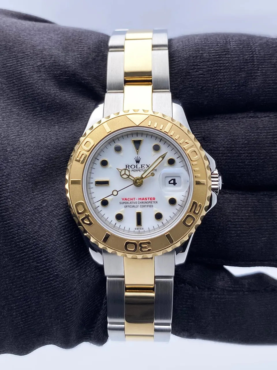 Rolex Yacht-Master Two-Tone White - Hình 2