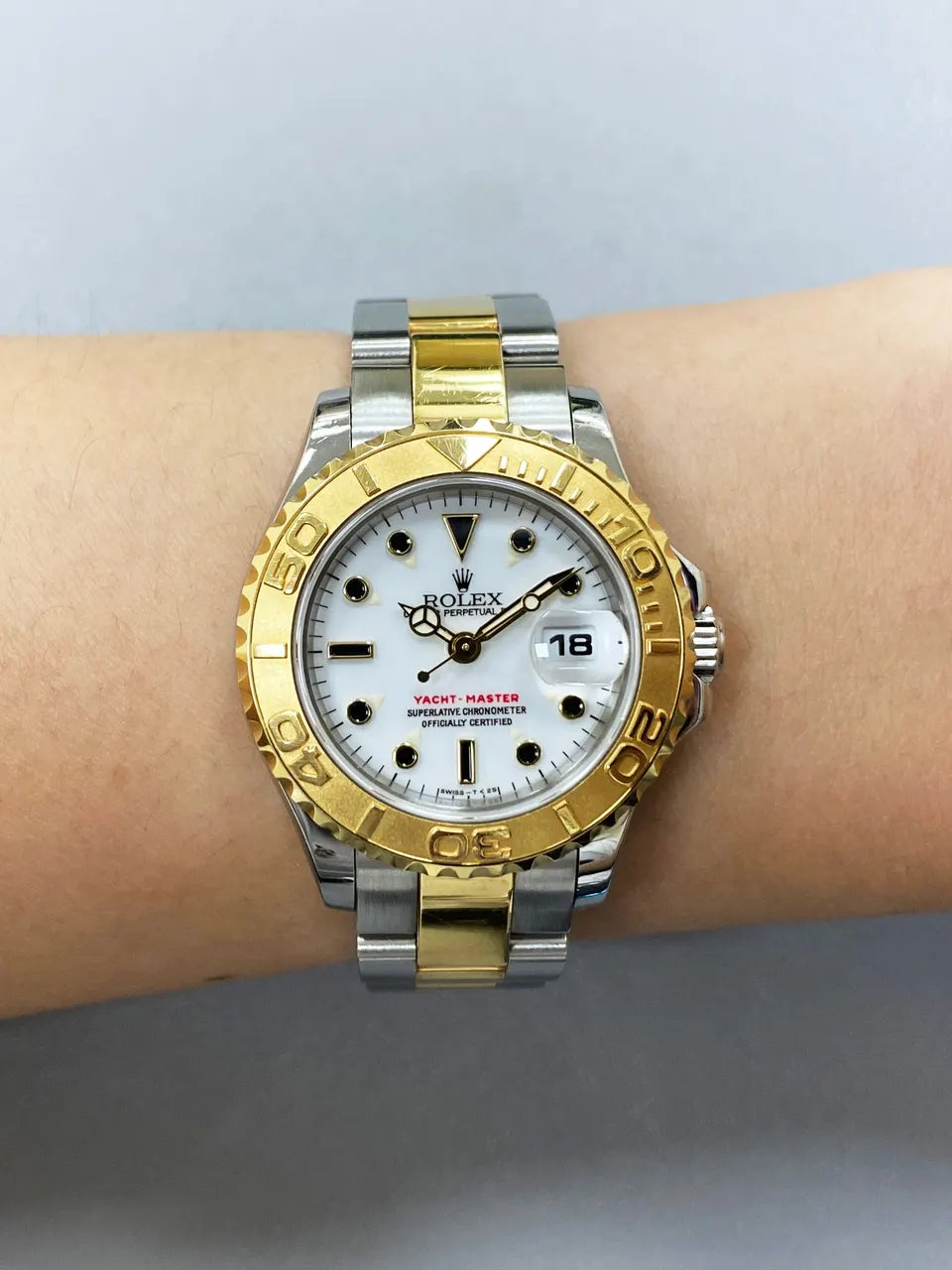 gold Rolex Two-Tone Yacht-Master - Hình 8