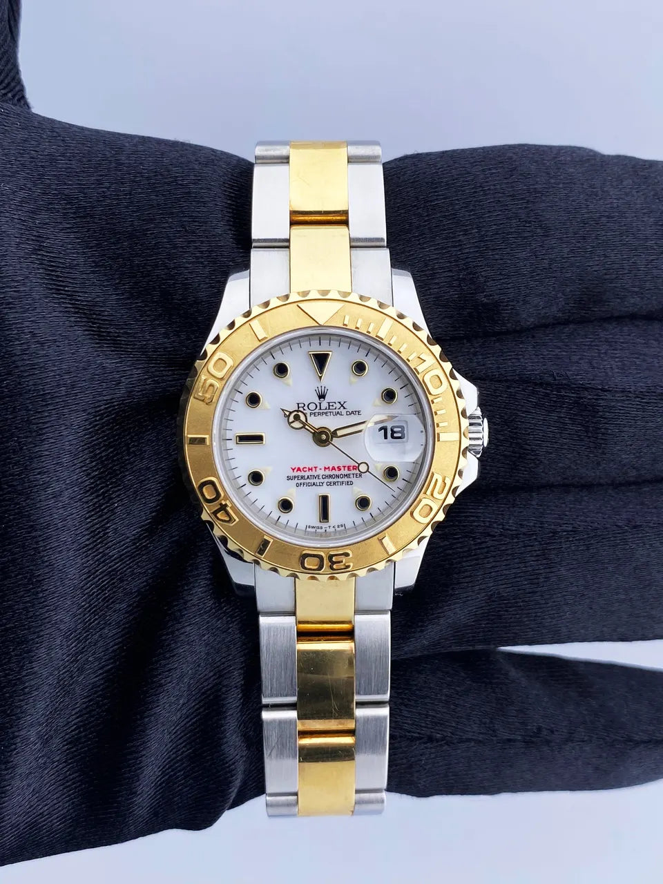 gold Rolex Two-Tone Yacht-Master - Hình 2