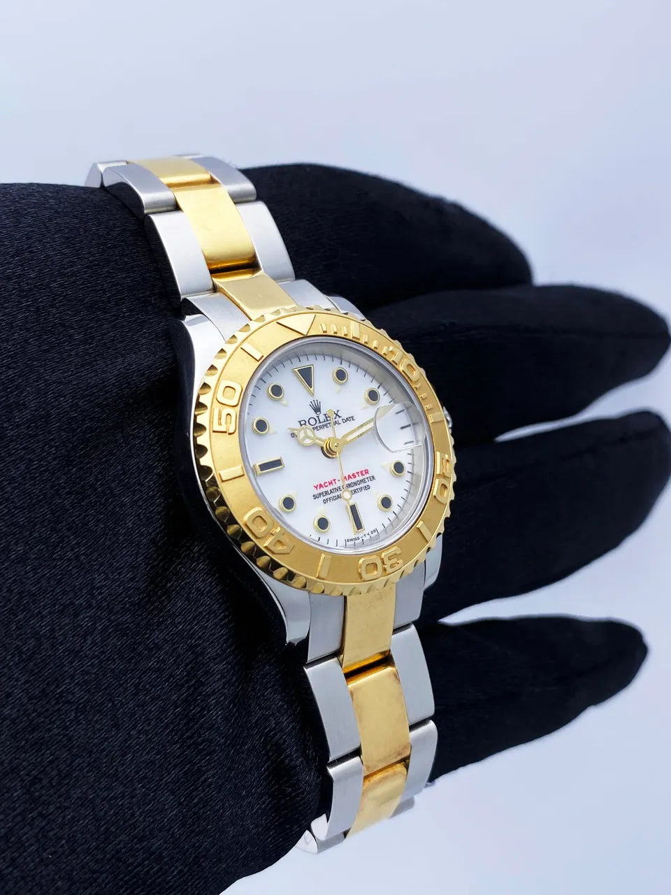gold Rolex Two-Tone Yacht-Master - Hình 3