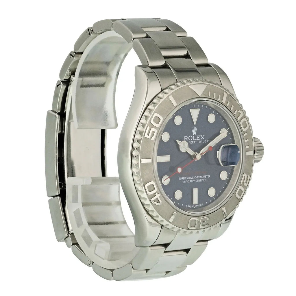 stainless steel Rolex Yacht-Master Blue Dial - Hình 4