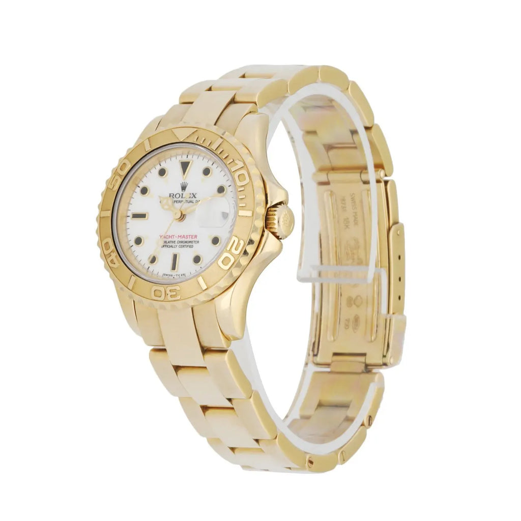 dial Rolex Yacht-Master Gold White - Hình 2