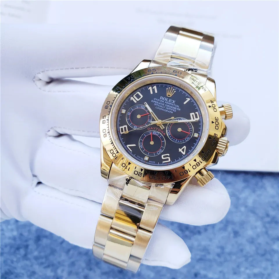 Rolex Gold Black Daytona - Hình 5