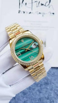 Rolex Malachite Diamond Gold