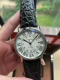 Cartier Black Alligator Automatic