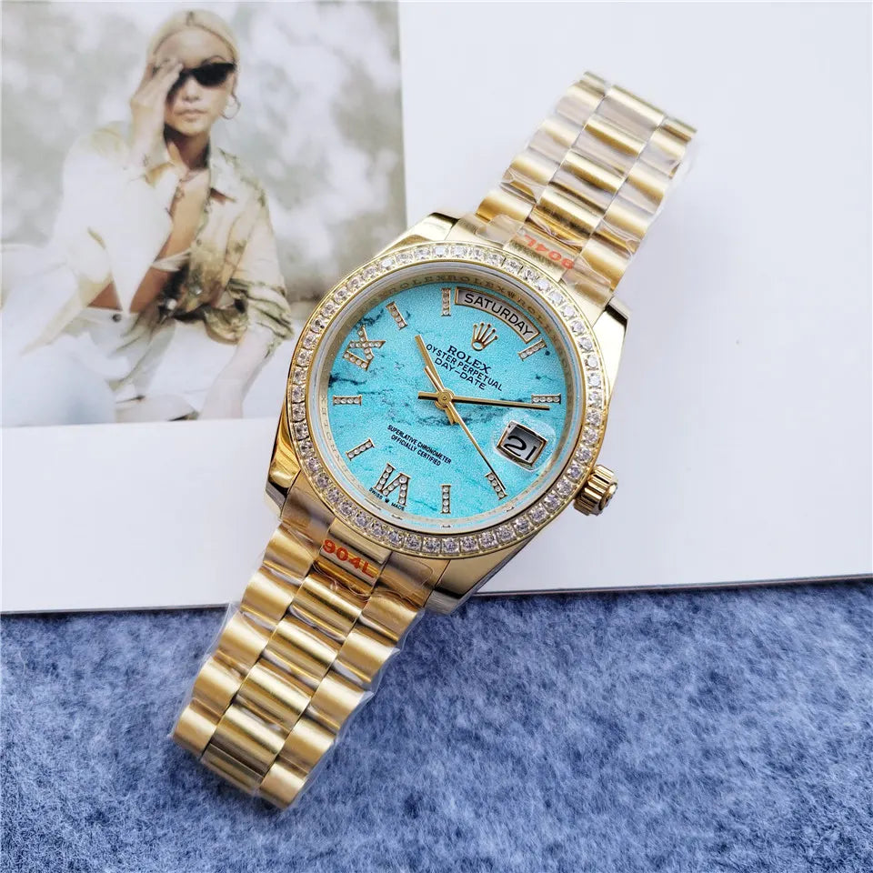Rolex Turquoise Diamond - Hình 2