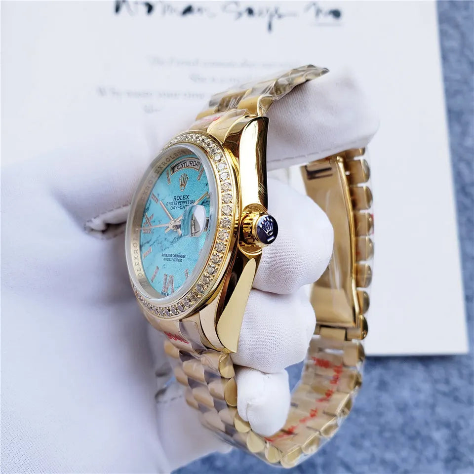 Rolex Turquoise Diamond - Hình 5