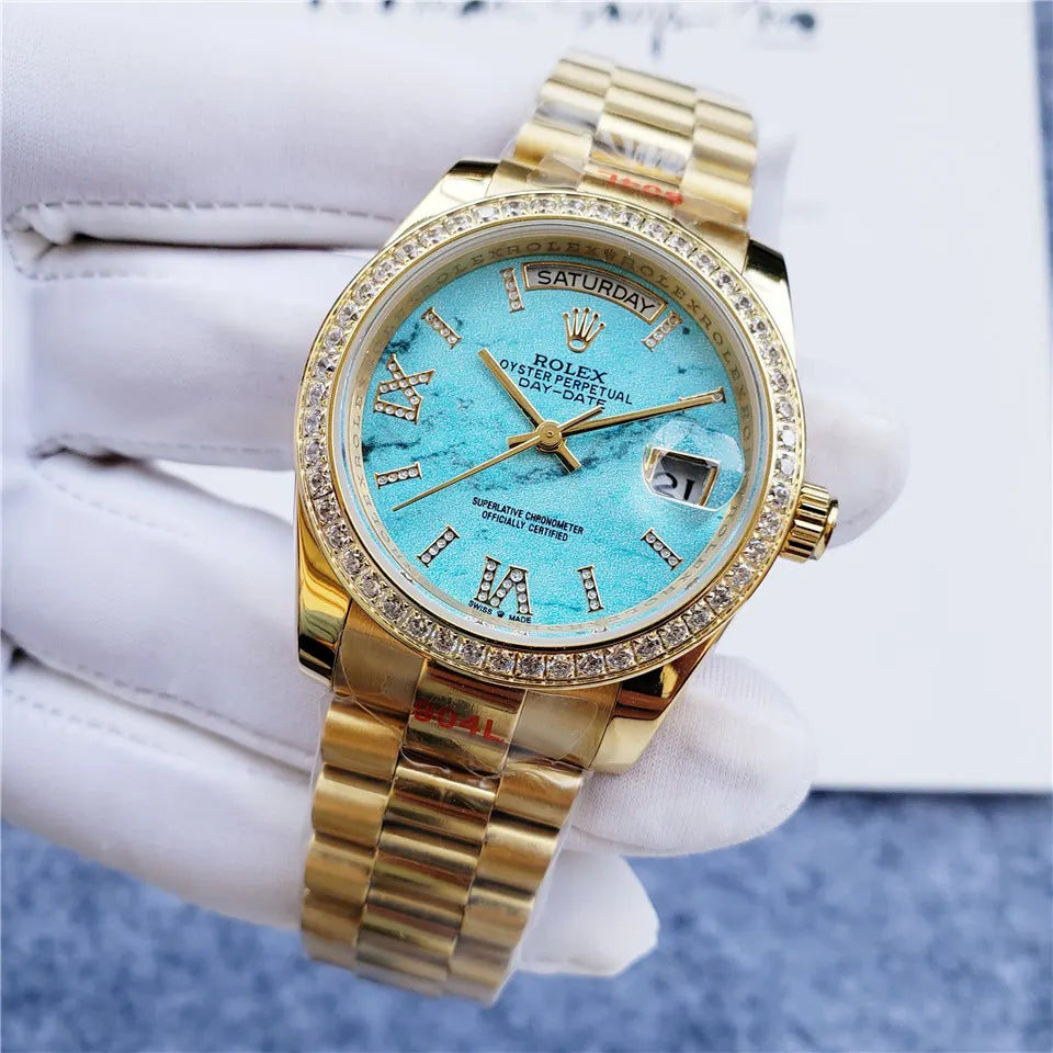 Rolex Turquoise Diamond - Hình 7