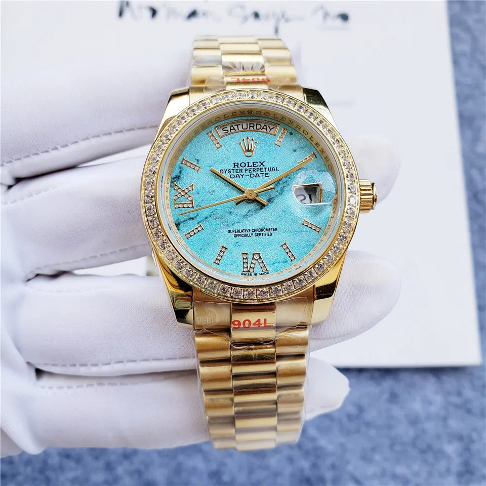 Rolex Turquoise Diamond - Hình 6