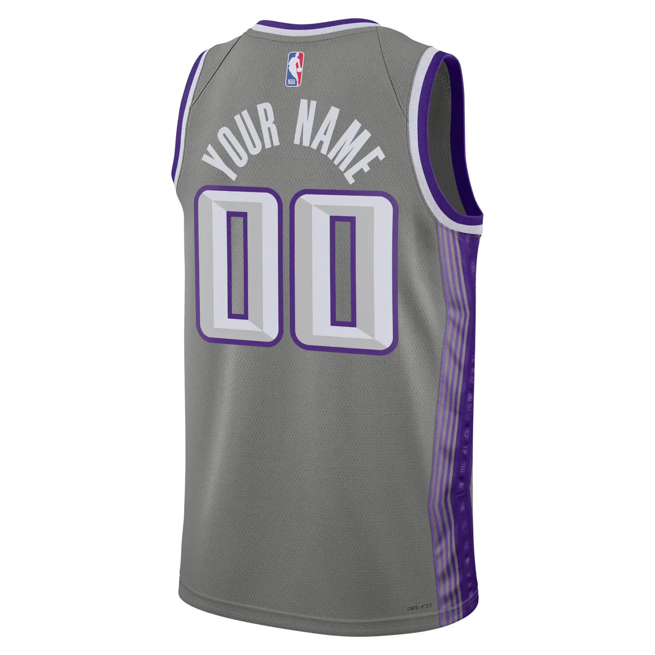 Kings Gray Custom Jersey - Hình 4