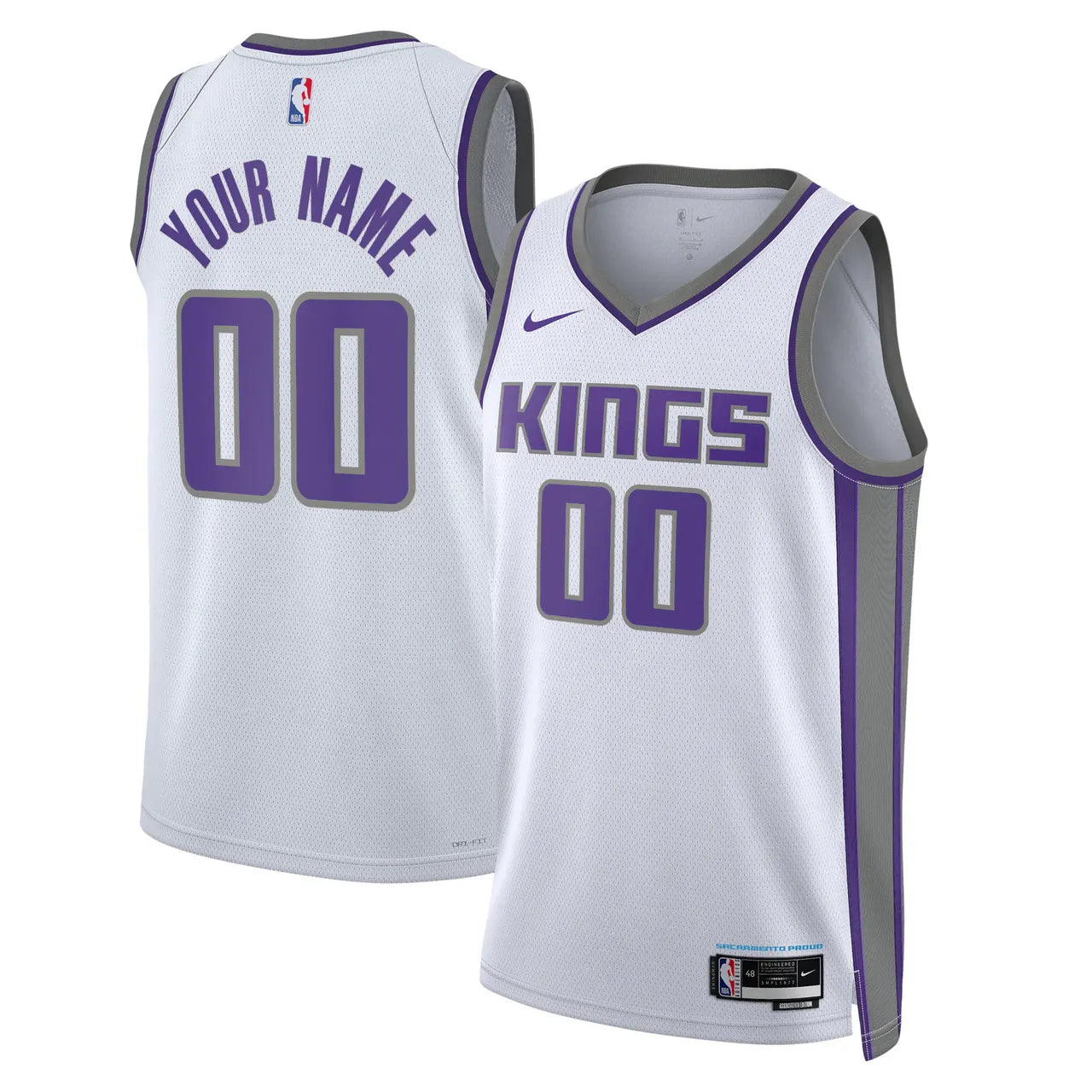 Kings White Association Jersey - Hình 2
