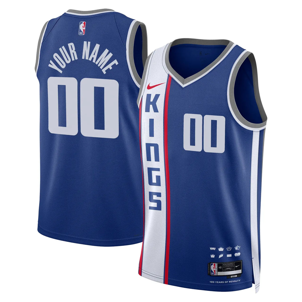 nike Kings Blue Custom Jersey