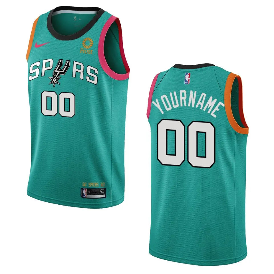 Nike Spurs Teal Jersey