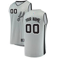 custom Fanatics Spurs Gray Jersey