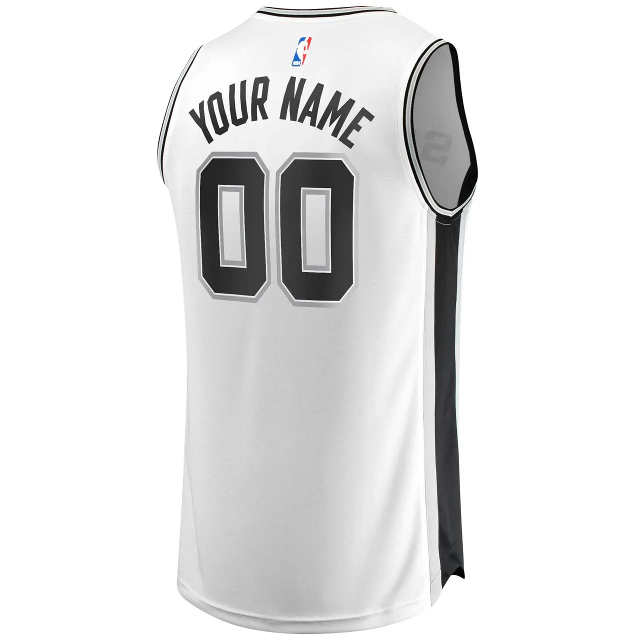 custom Fanatics Spurs White Jersey - Hình 4