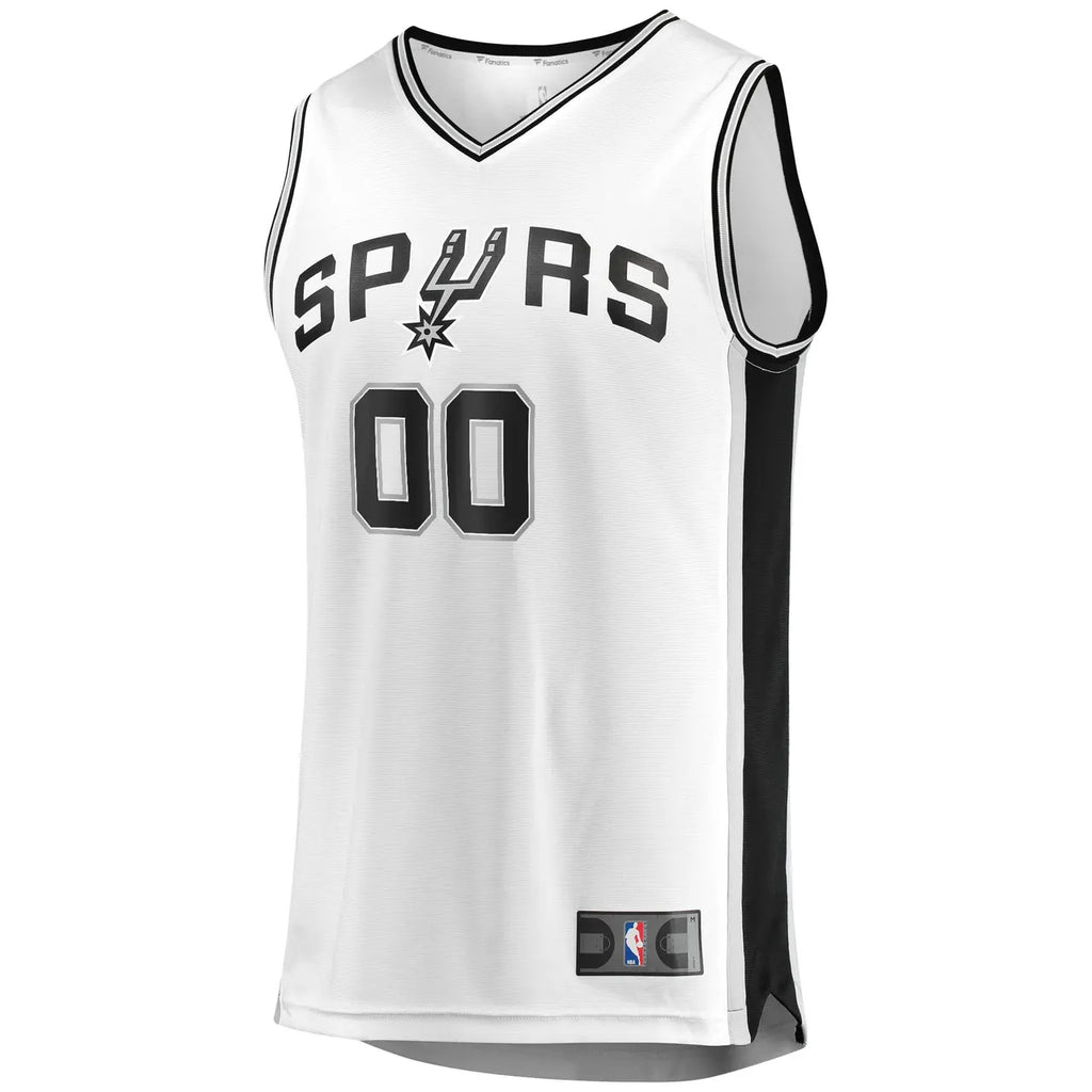 custom Fanatics Spurs White Jersey - Hình 3