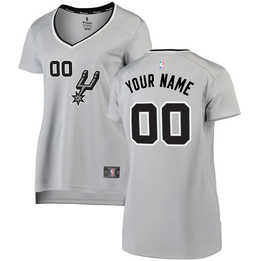 Spurs Gray Women's Jersey