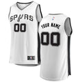 Custom Spurs White Jersey