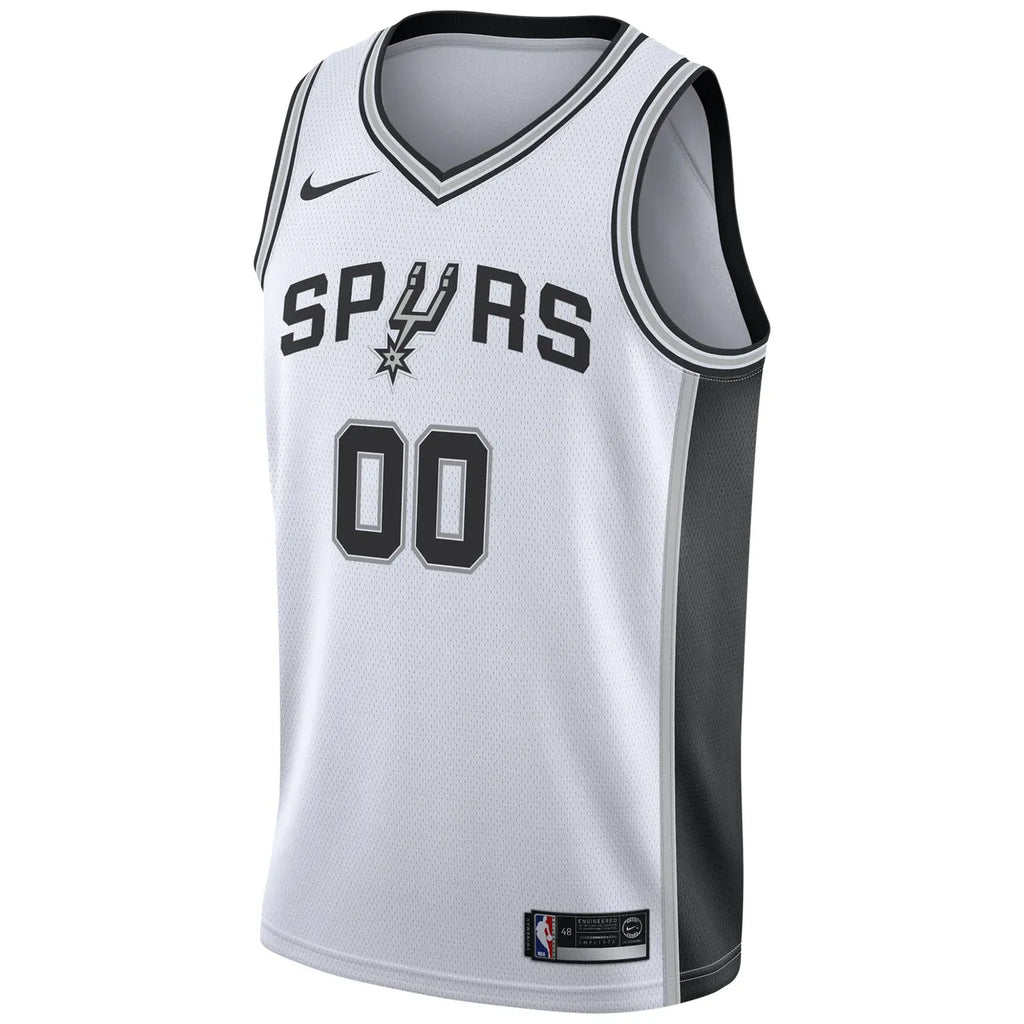 custom player Nike Spurs White Jersey - Hình 3