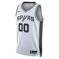 nike association Spurs White Custom Jersey
