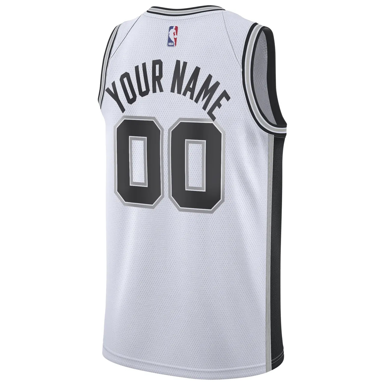Nike Spurs White Jersey Custom - Hình 3