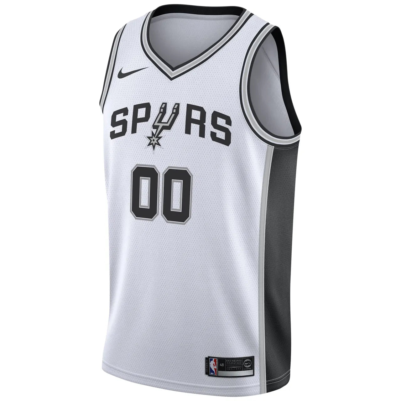 Nike Spurs White Jersey Custom - Hình 2