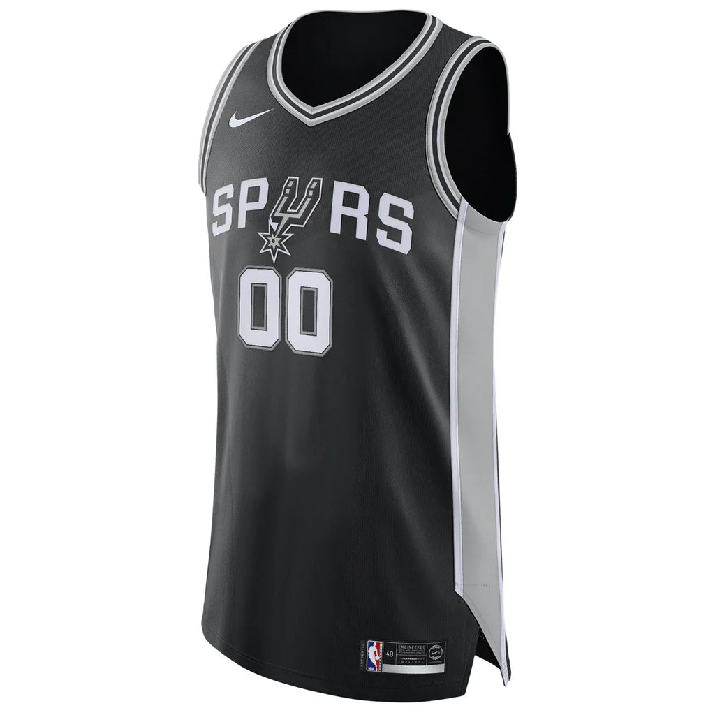 nike statement Spurs Black Custom Jersey - Hình 2