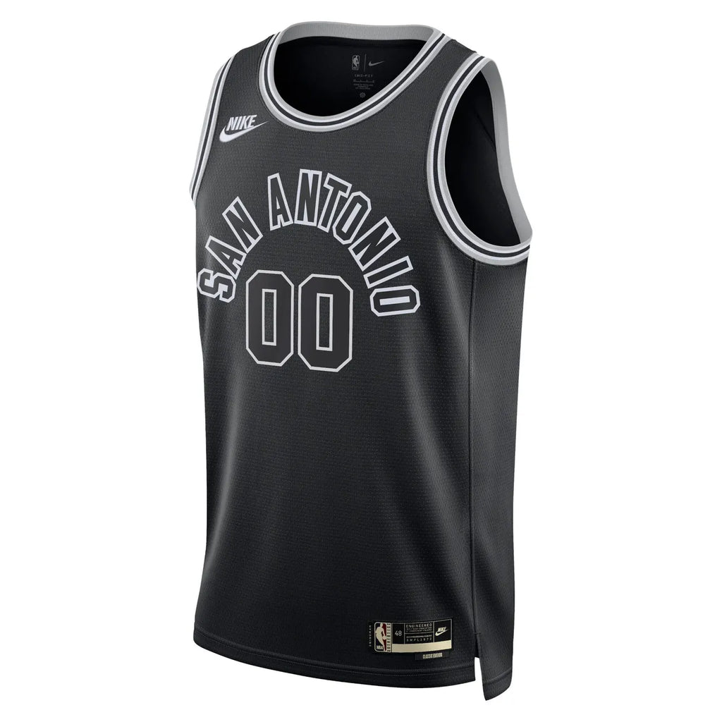 Nike Spurs Black Jersey Custom - Hình 3
